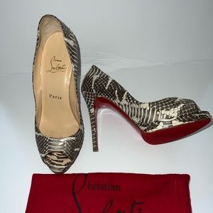 Christian Louboutins Snakeskin
